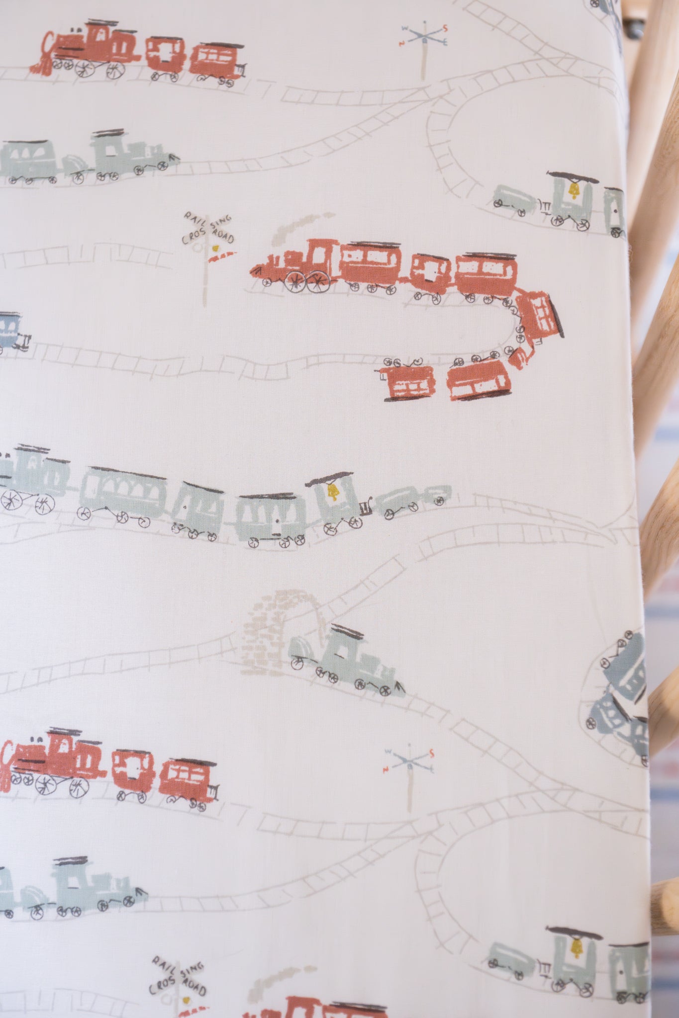 Pehr-Crib Sheet - Locomotive-2