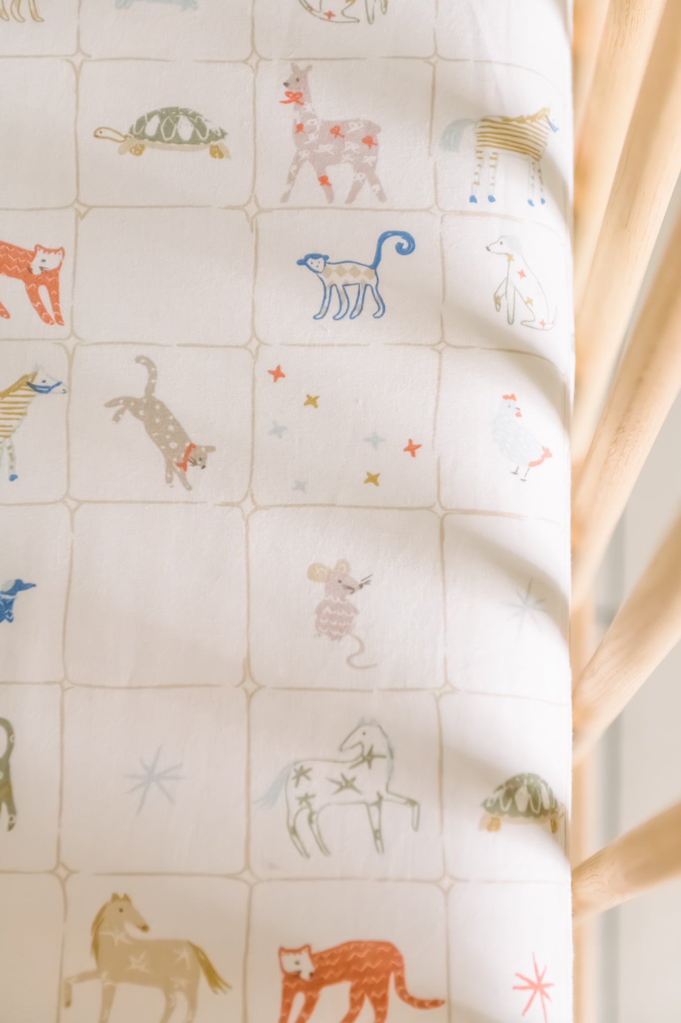 Crib Sheet - Animal Shuffle