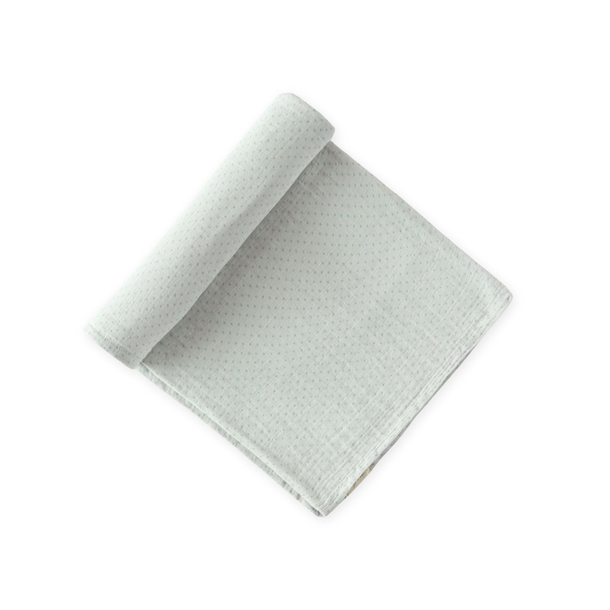 Pehr-Pin Dot Swaddle- Pin Dot Sea-1