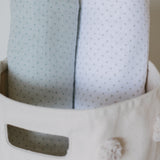 Pehr-Pin Dot Swaddle- Pin Dot Sea-2