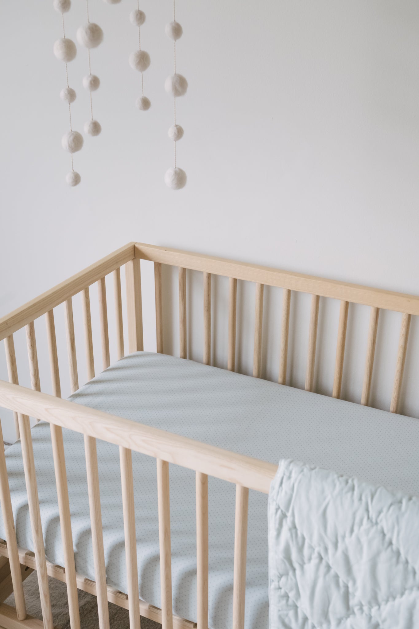 Pehr-Pin Dot Crib Sheet- Pin Dot Sea-3