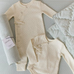 Pehr-Pin Dot Swaddle- Pin Dot Sea-3