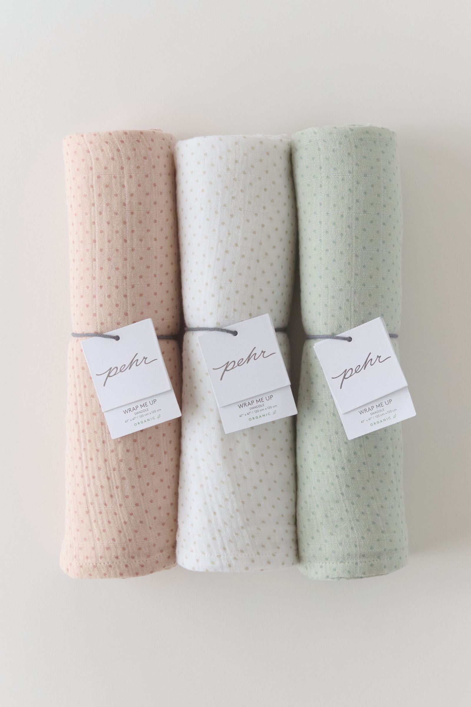 Pehr-Pin Dot Swaddle- Pin Dot Sea-5