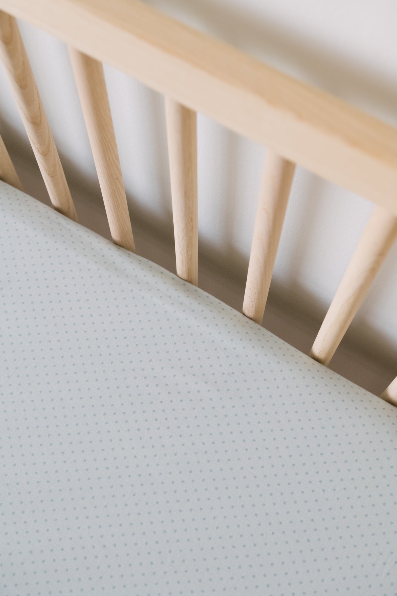 Pehr-Pin Dot Crib Sheet- Pin Dot Sea-5