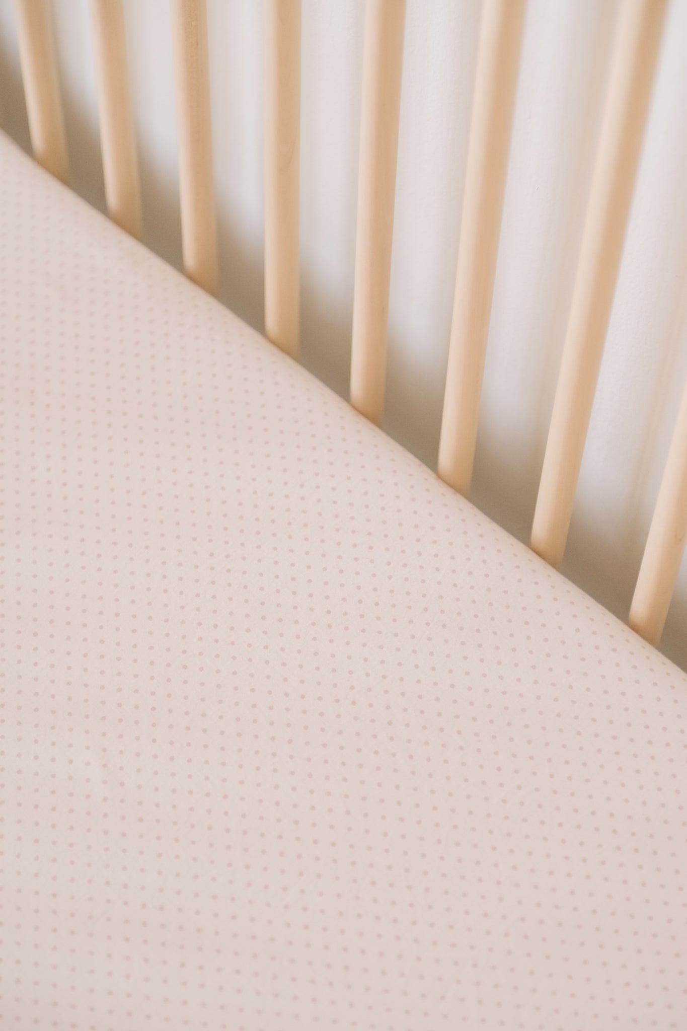 Pehr-Pin Dot Crib Sheet- Pin Dot Peony-3