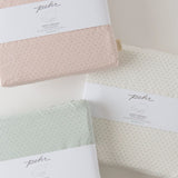 Pehr-Pin Dot Crib Sheet- Pin Dot Peony-6