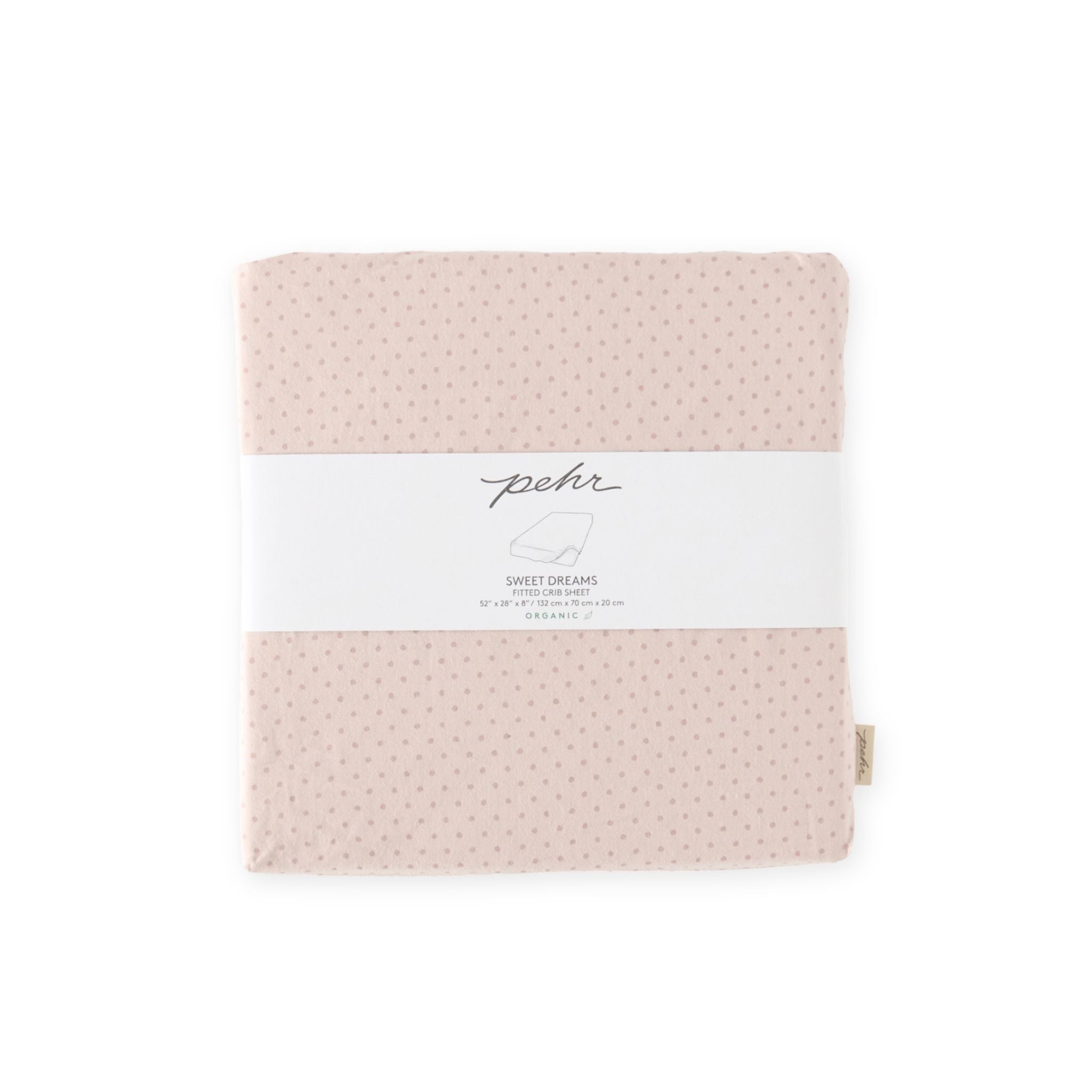 Pehr-Pin Dot Crib Sheet- Pin Dot Peony-7