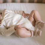 Pehr-Pin Dot Crib Sheet- Pin Dot Pebble-3