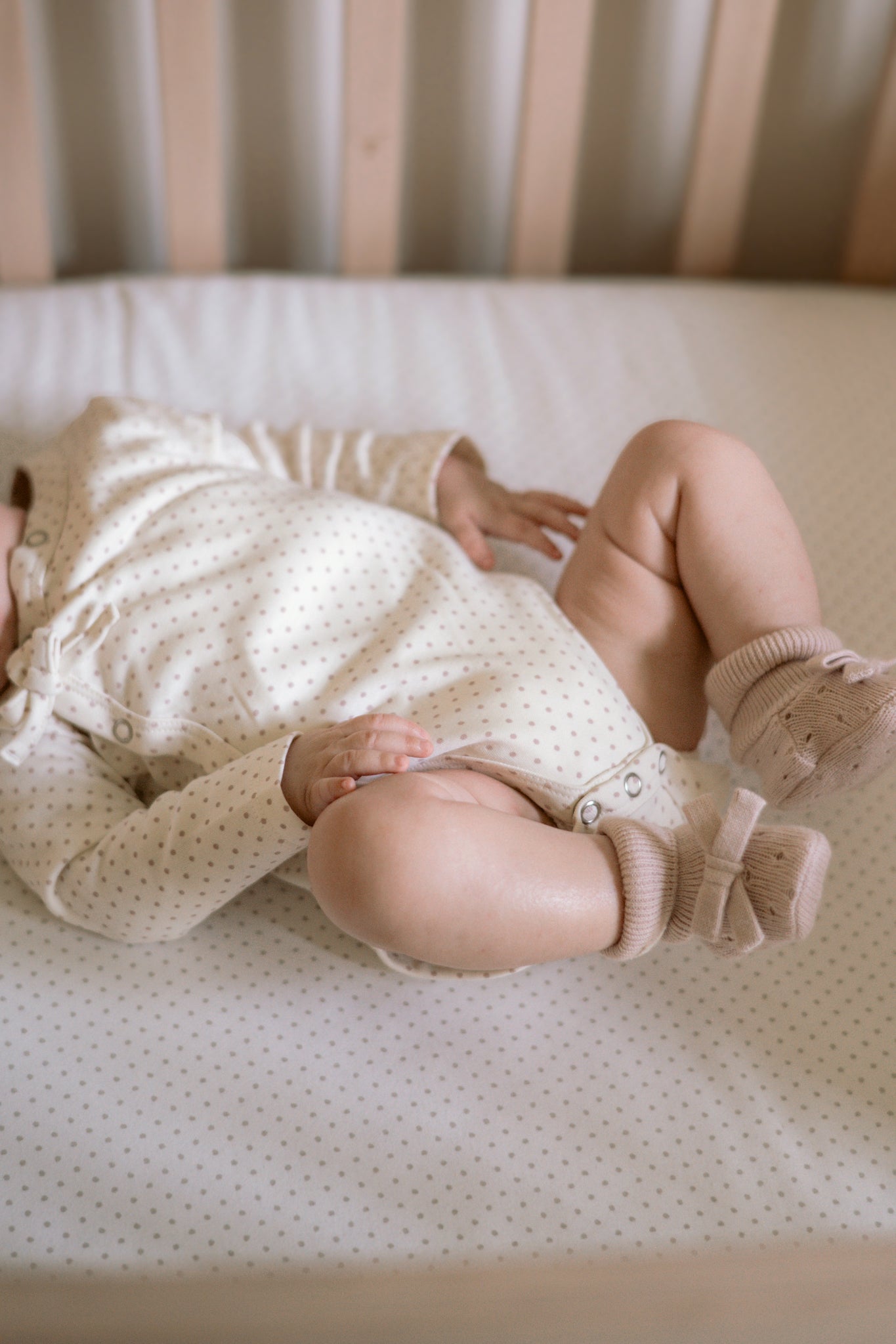 Pehr-Pin Dot Crib Sheet- Pin Dot Pebble-3