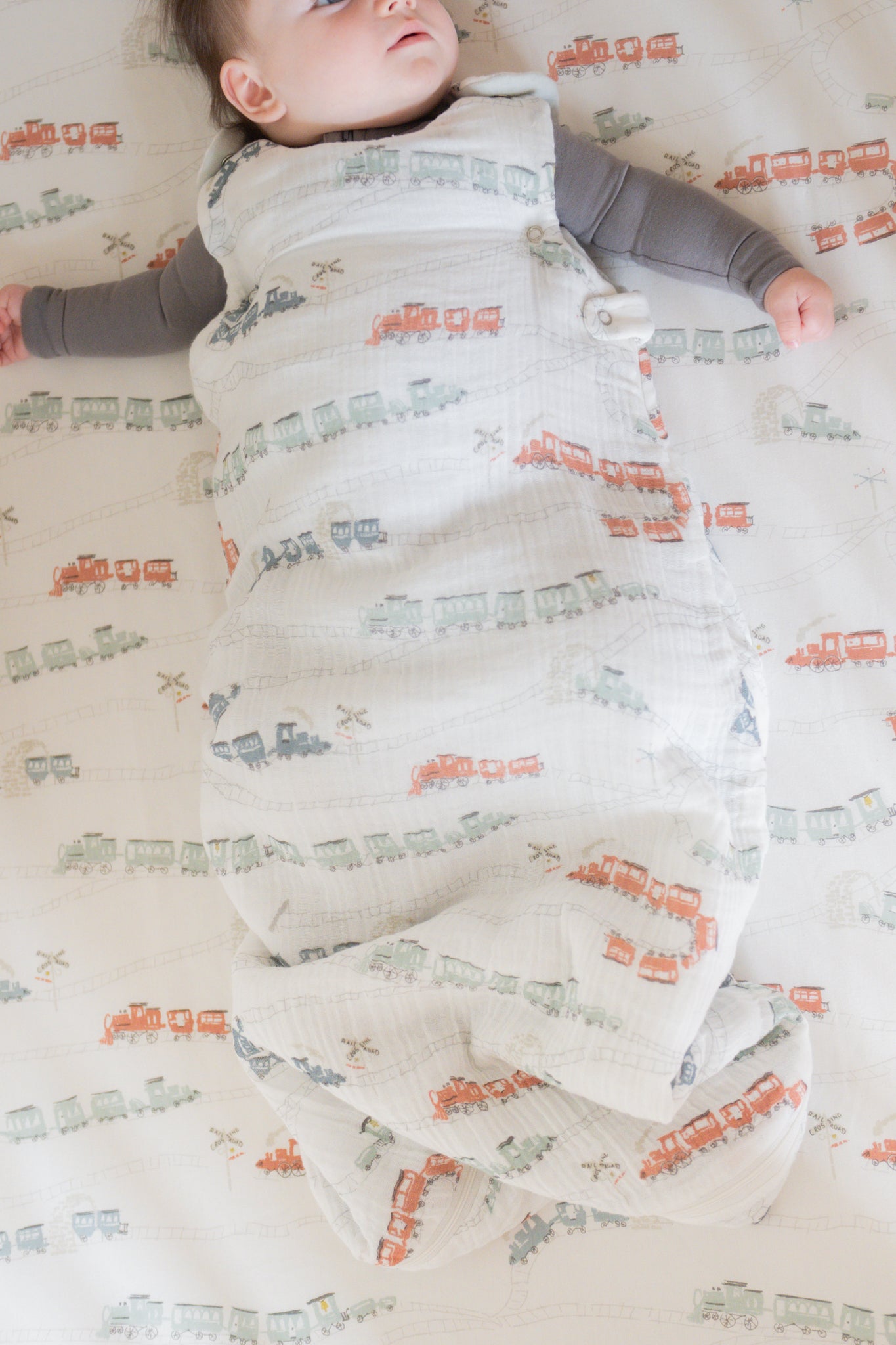 Pehr-1.7 TOG Sleep Bag- Locomotive-3