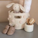 Pehr-Pin Dot Swaddle- Pin Dot Peony-4