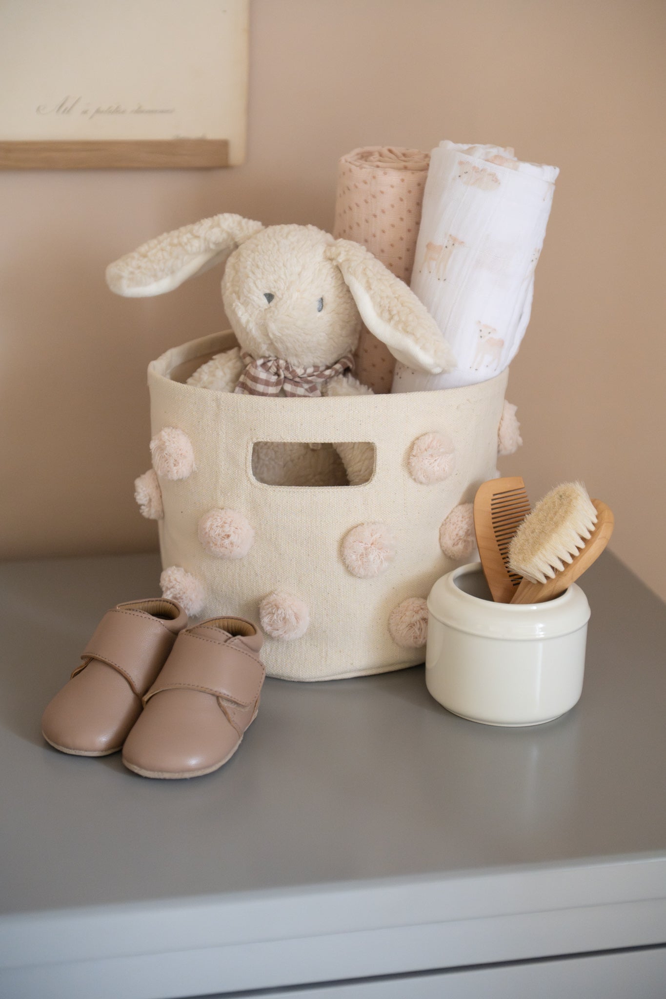 Pehr-Pin Dot Swaddle- Pin Dot Peony-4