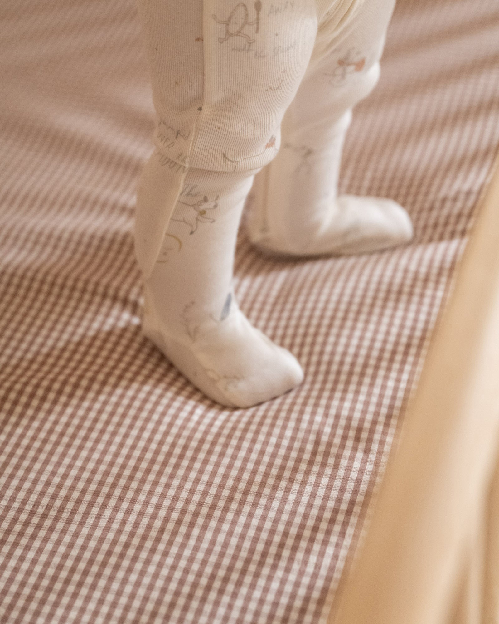 Pehr-Gingham Crib Sheet-Thistle-5