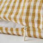 Pehr-Gingham Duvet Cover-Dijon-3