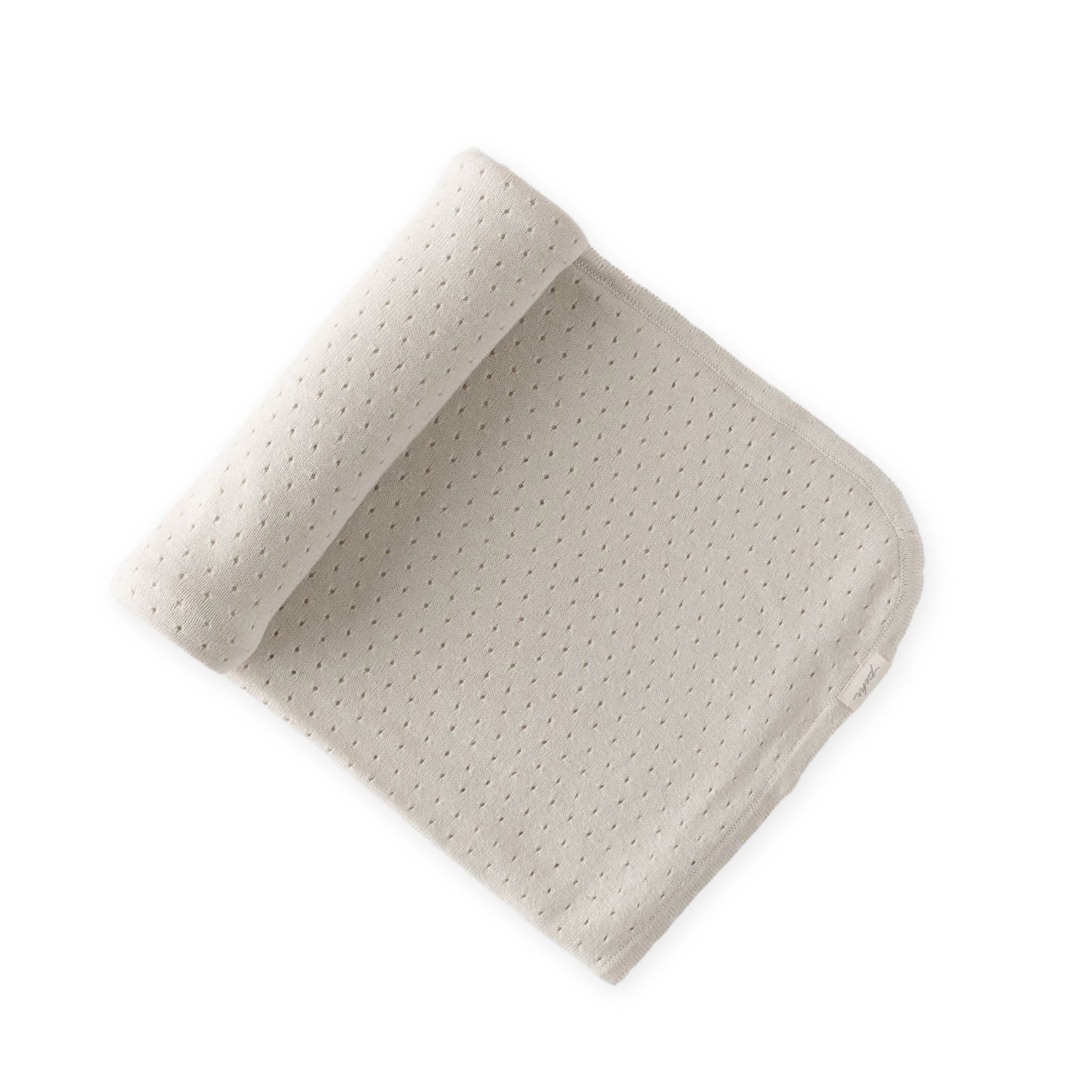 Pehr-Dotty Knit Blanket-Natural-1