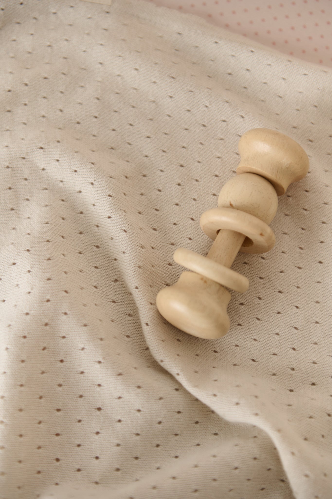 Pehr-Dotty Knit Blanket-Natural-3