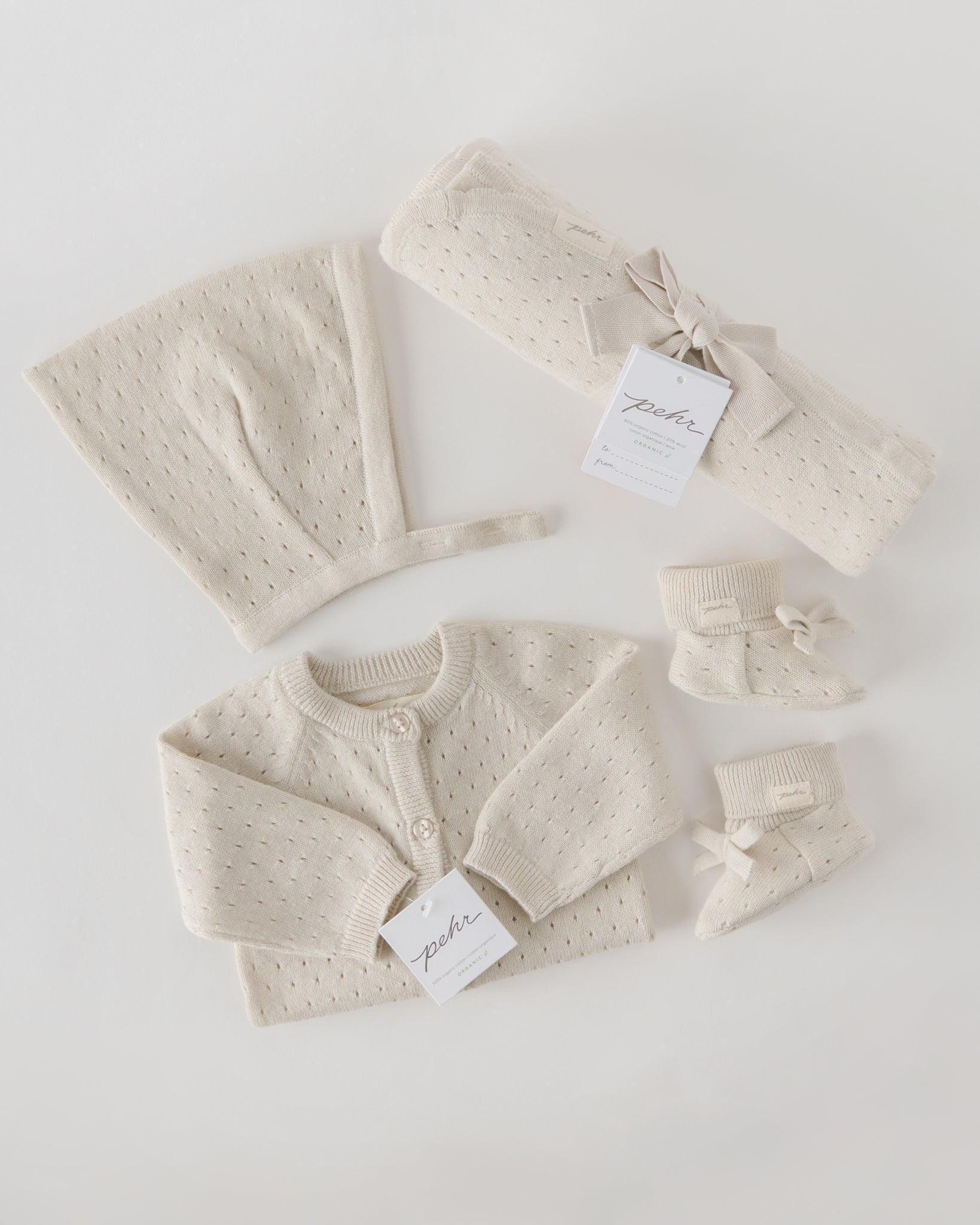 Pehr-Dotty Knit Blanket-Natural-6
