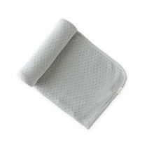 Pehr-Dotty Knit Blanket-Soft Sea-1