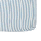 Pehr-Seersucker Crib Sheet-Marine Blue-1
