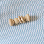 Pehr-Seersucker Crib Sheet-Marine Blue-2