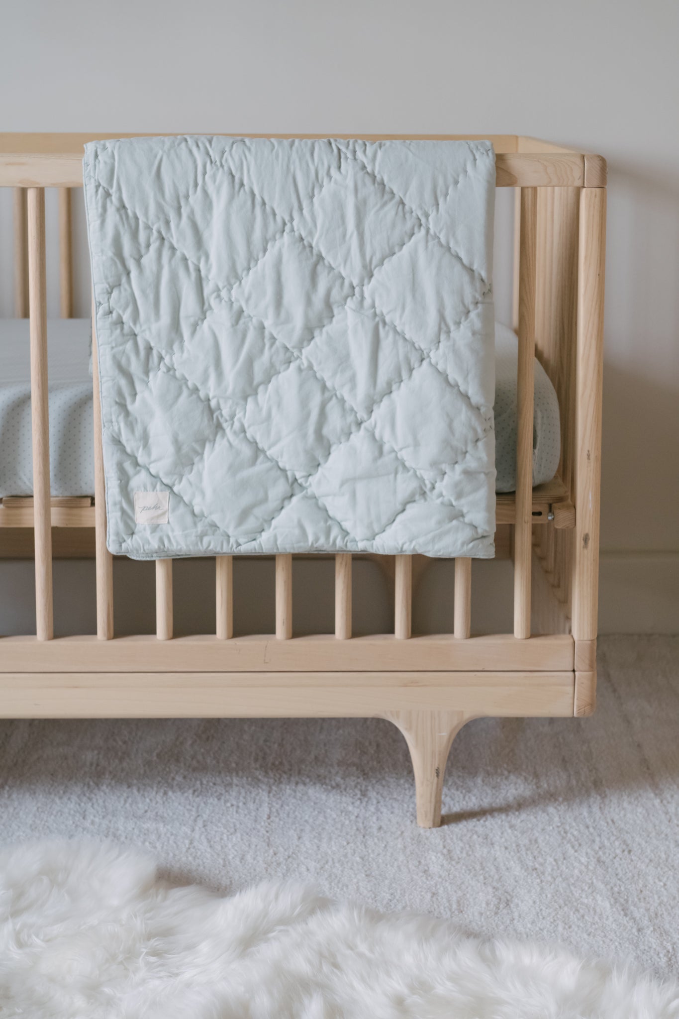 Pehr-Pin Dot Blanket- Pin Dot Sea-3