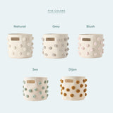 Pehr-Pom Pom Basket - Hamper-Blush-5