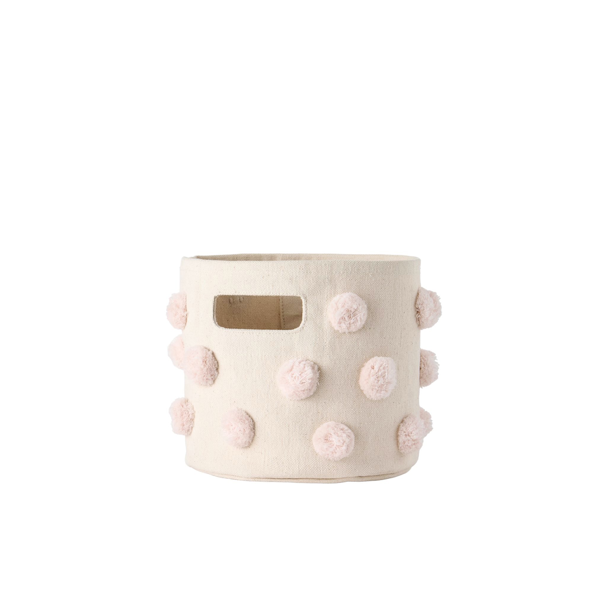 Pehr-Pom Pom Basket-Mini-Blush-1