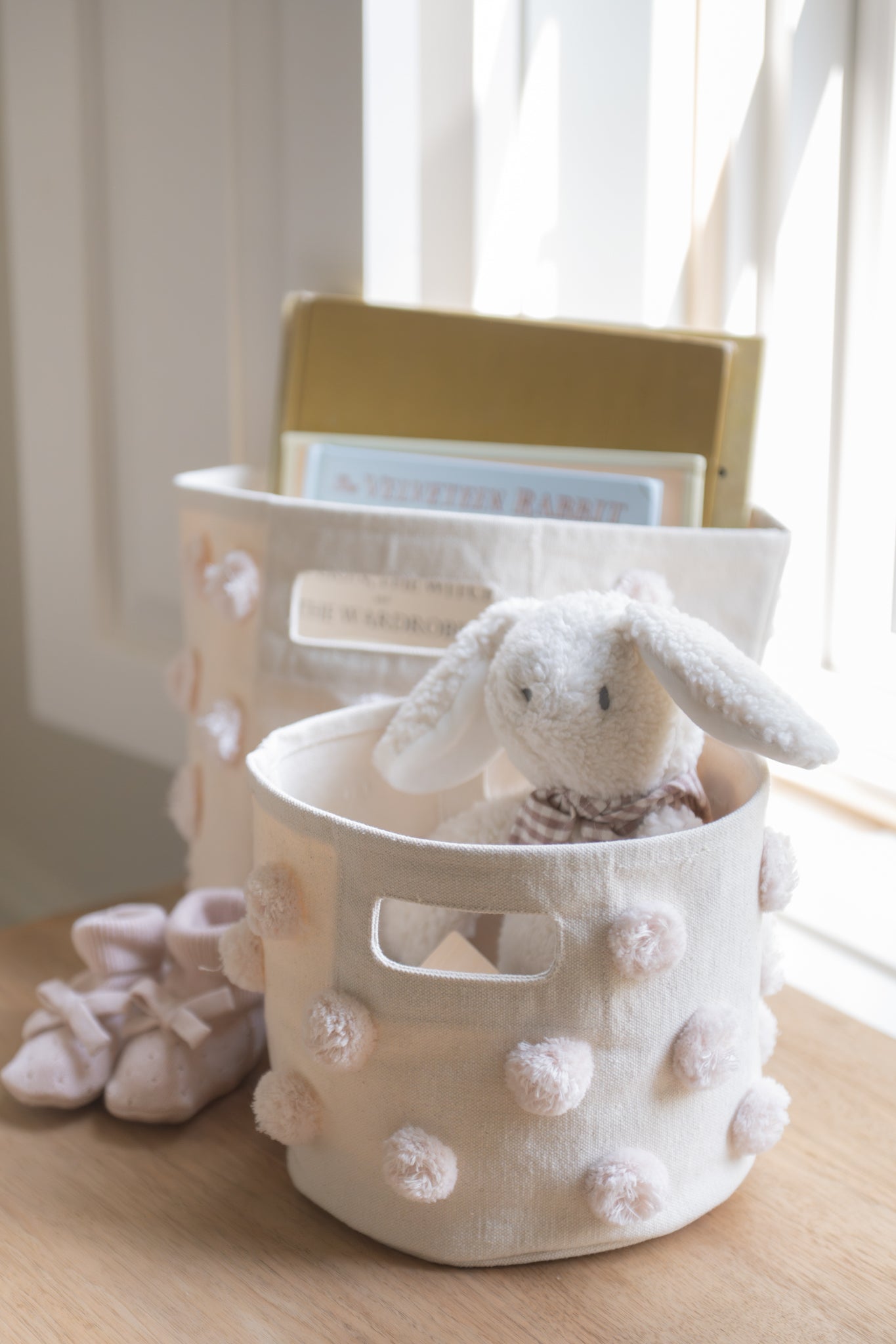 Pehr-Pom Pom Basket-Mini-Blush-2