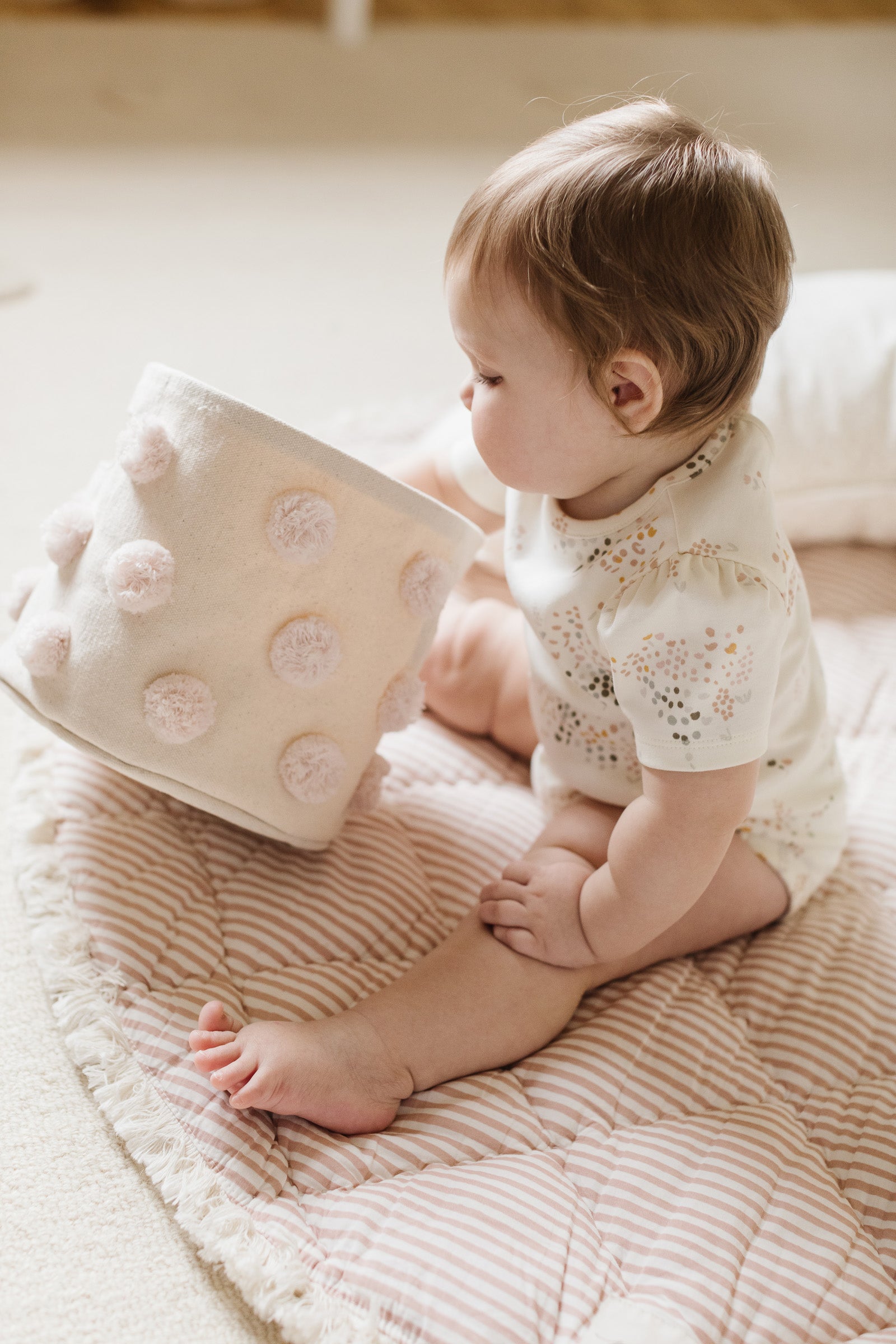 Pehr-Pom Pom Basket-Mini-Blush-3