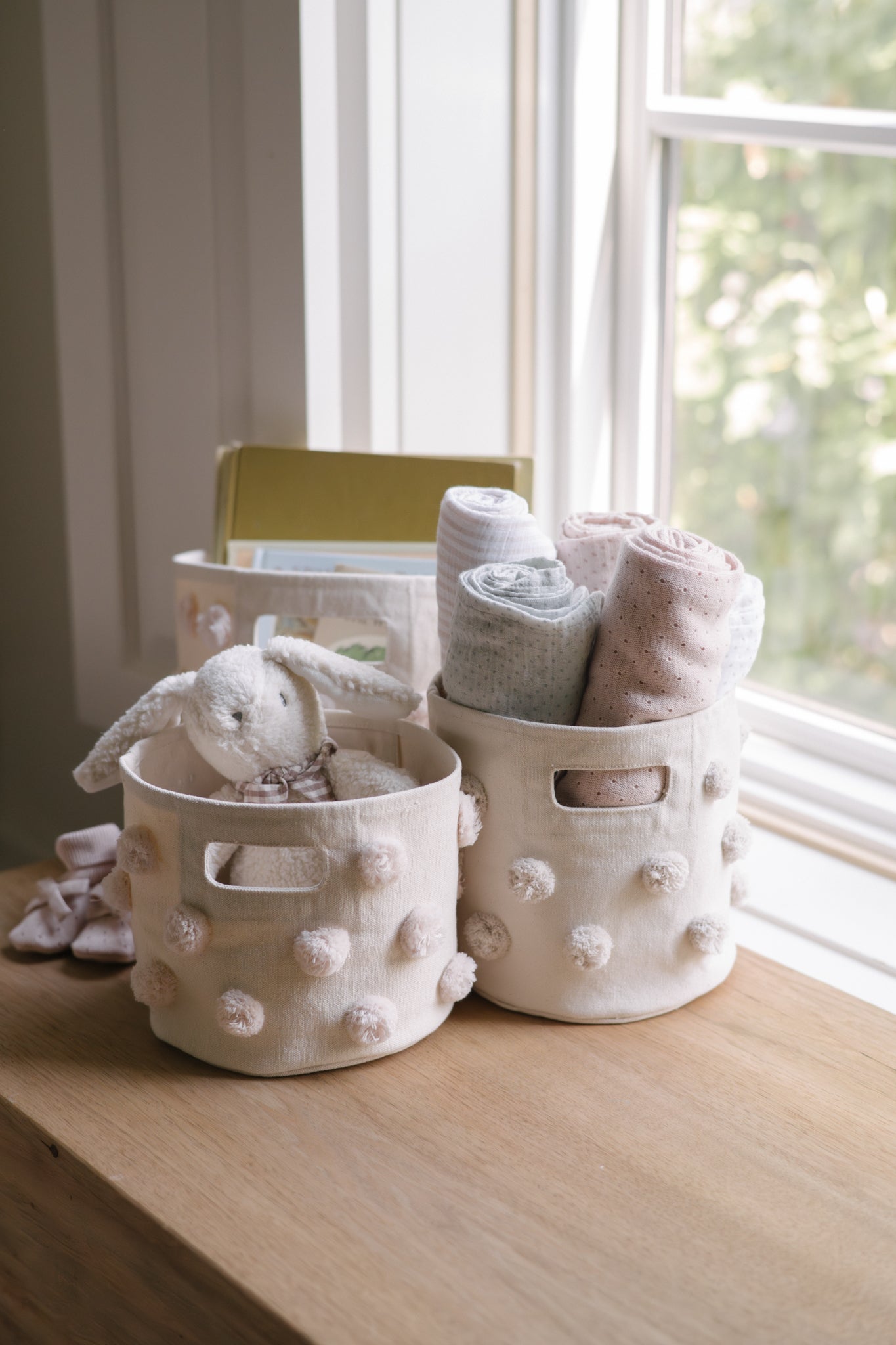 Pehr-Pom Pom Basket-Mini-Blush-4