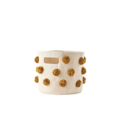Pehr- Pom Pom Basket Mini-Dijon-1