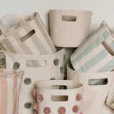 Pom Pom Basket - Mini - Rose Pink