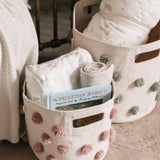 Pom Pom Basket - Pint - Rose Pink