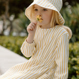Pehr-Bucket Hat-Stripes Away Marigold-Toddler-2