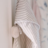 Pehr-Striped Hooded Towel-Stripes Away Pebble Grey-3
