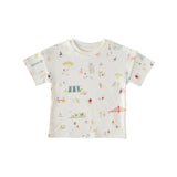 Pehr-Dropped Shoulder Short Sleeve T-Shirt-Explore the World-1