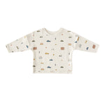 Pehr-Dropped Shoulder Long Sleeve Toddler Top-Rush Hour-1