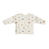 Pehr-Dropped Shoulder Long Sleeve Toddler Top-Rush Hour-1