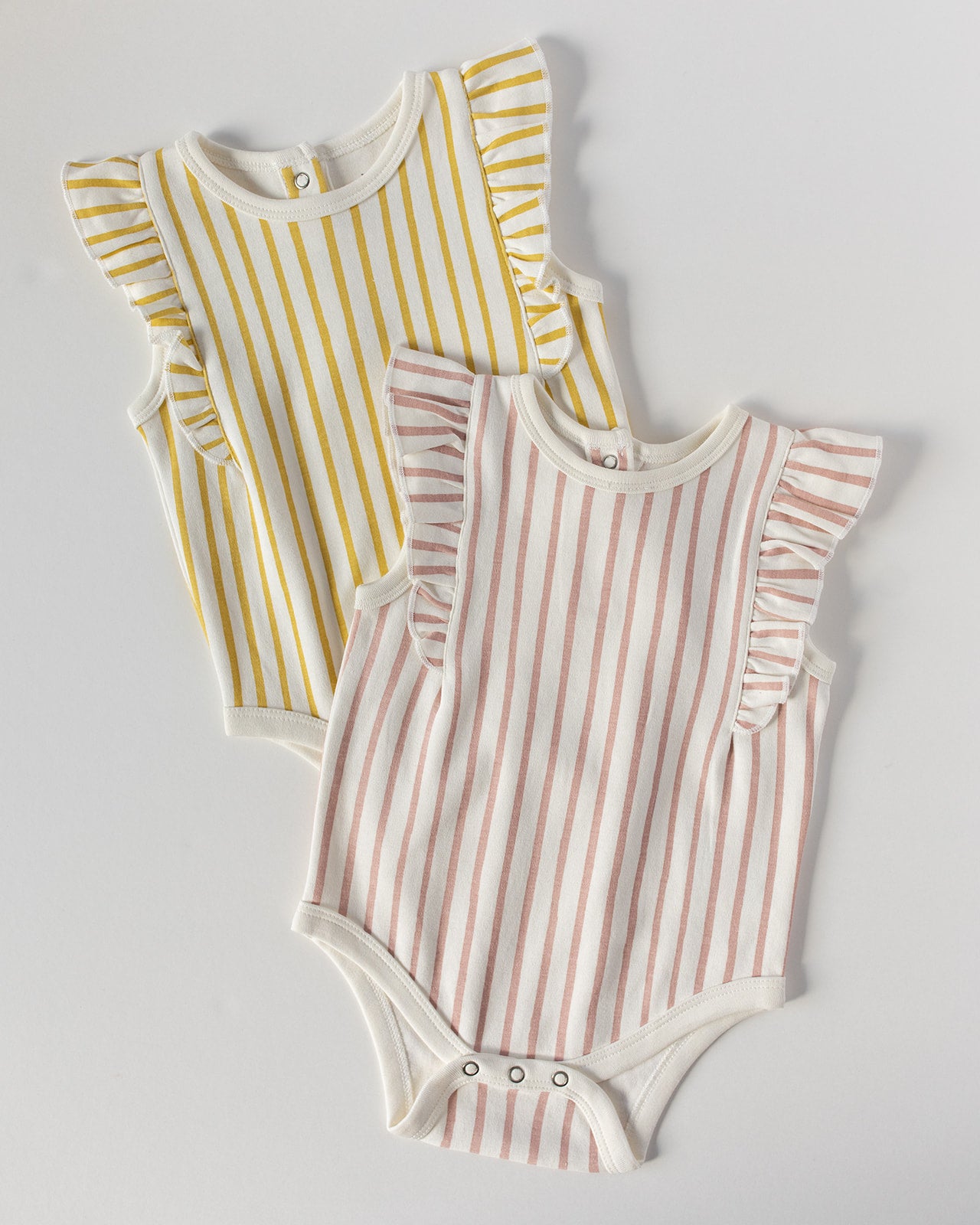 Pehr-Sleeveless Ruffle One-Piece-Stripes Away Peony-4
