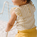 Pehr-Sleeveless Ruffle One-Piece-Stripes Away Marigold-7