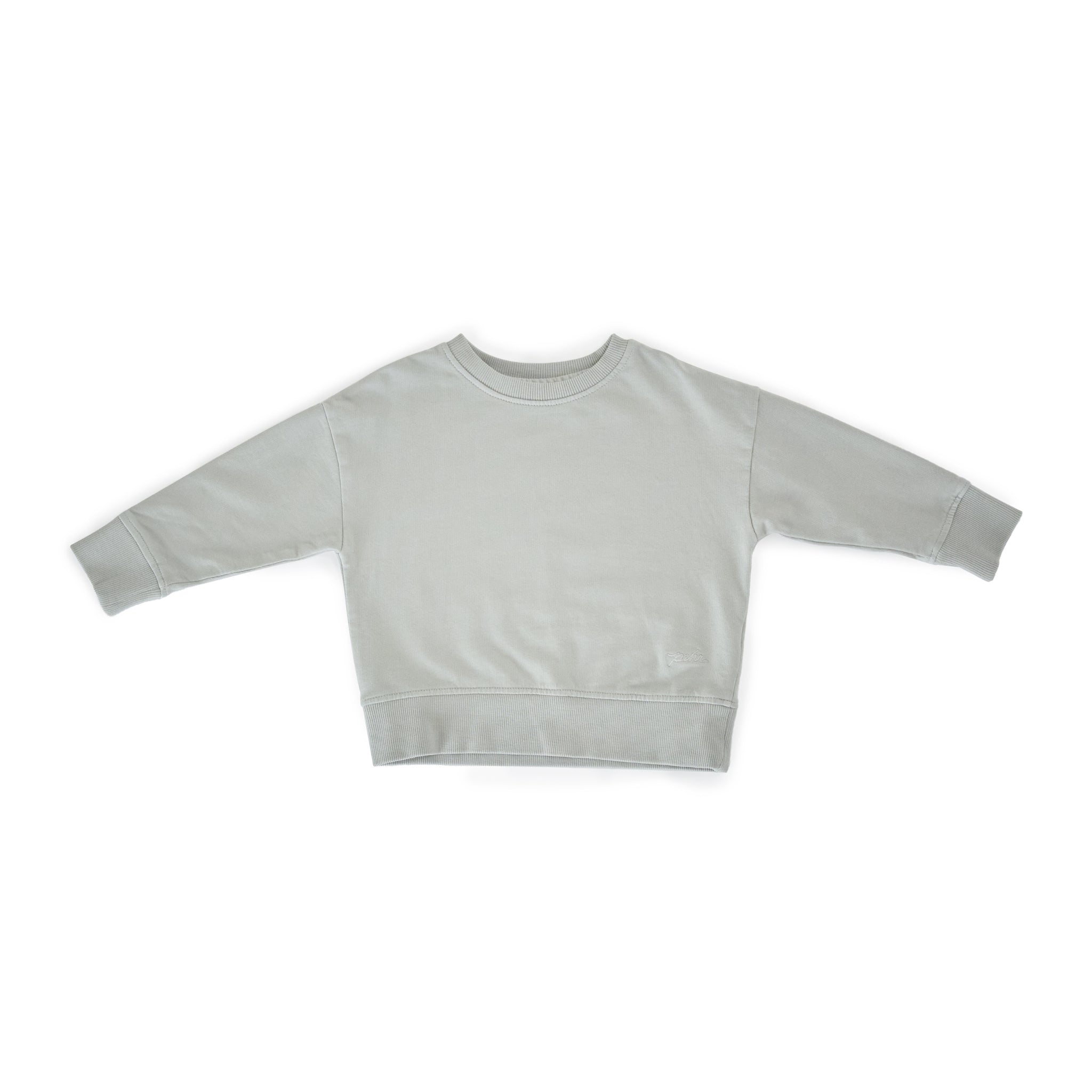 Pehr-French Terry Sweatshirt-Soft Sea-1