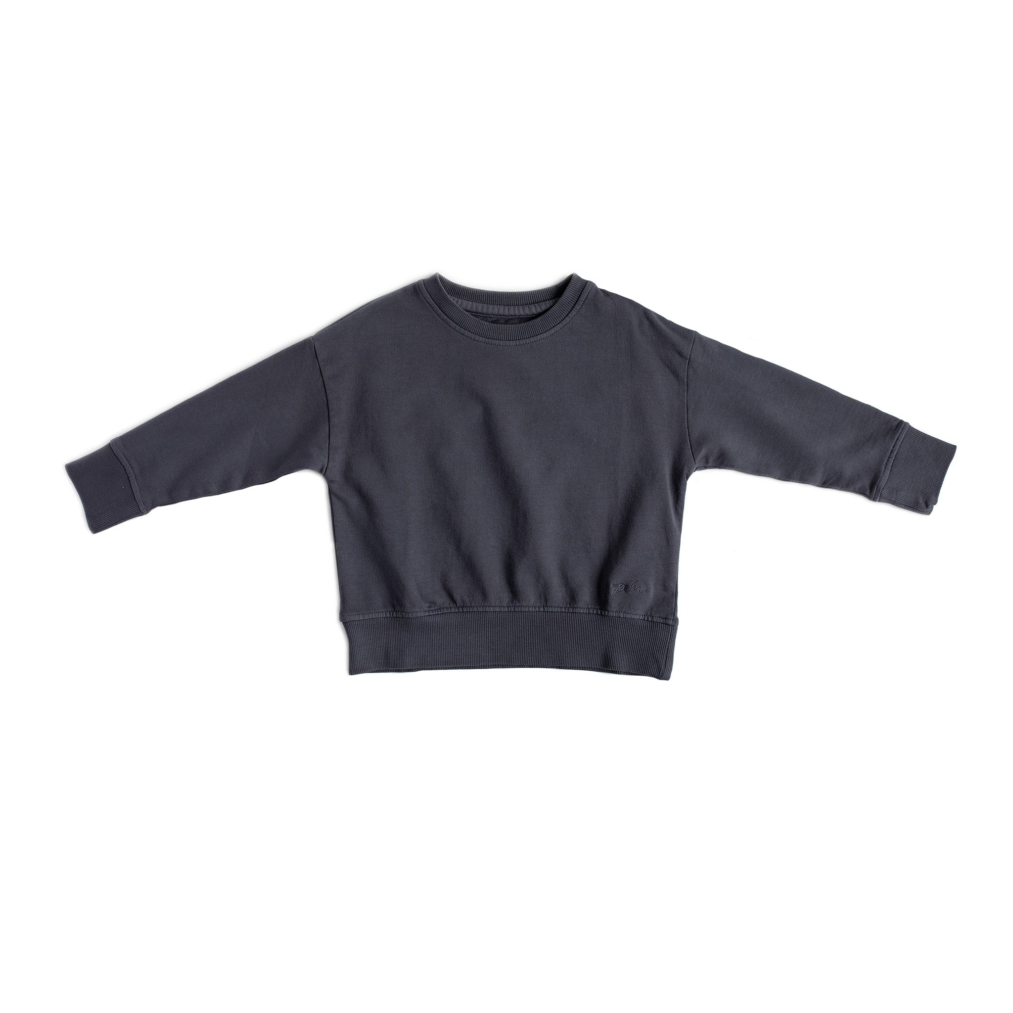 Pehr-French Terry Sweatshirt-Ink Blue-1