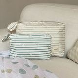 Pehr-On The Go Mini Pouch-Stripes Away Deep Sea-2