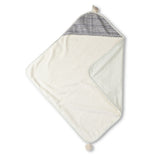 Pehr-Striped Hooded Towel-Stripes Away Pebble Grey-1