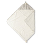 Pehr-Striped Hooded Towel-Stripes Away Pebble Grey-2