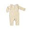 Ruffle Romper Romper Pehr Stripes Away Marigold 0 - 3 mos. 
