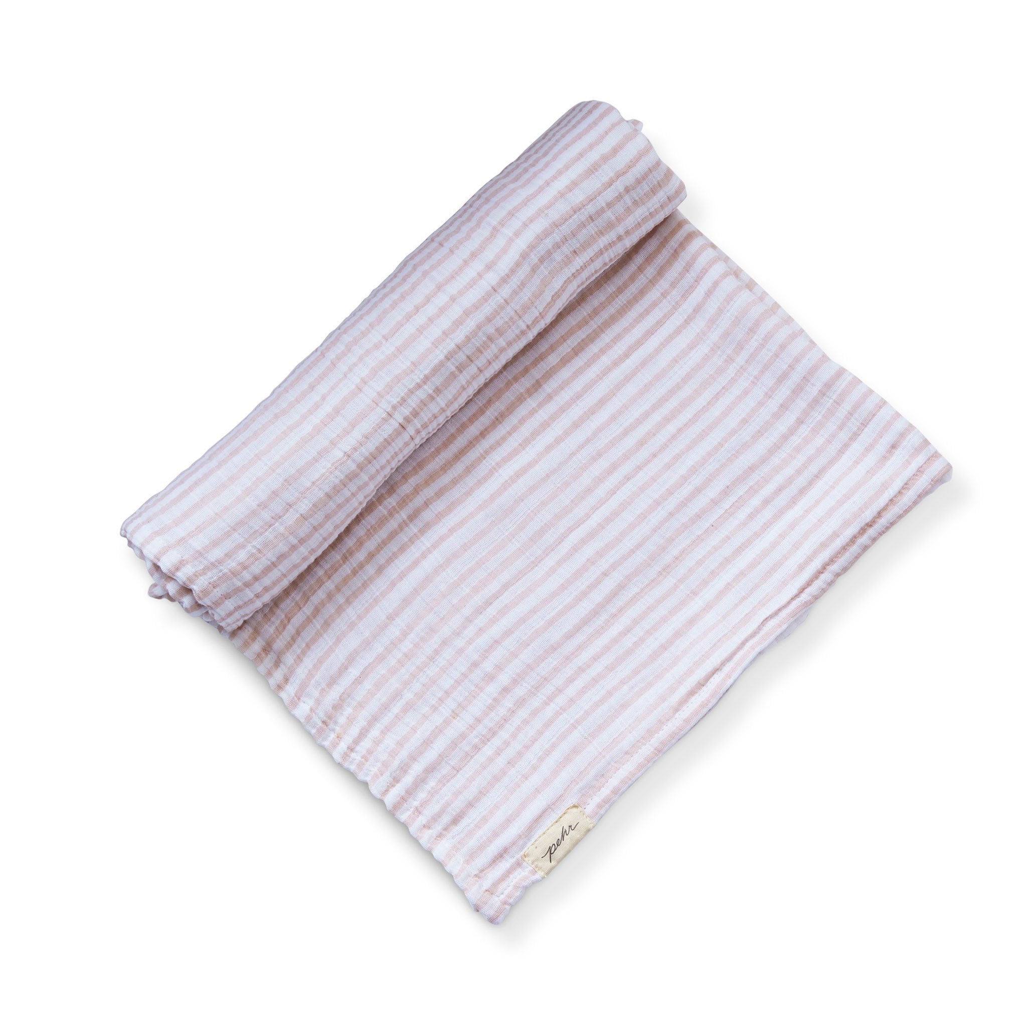 Pehr-Striped Swaddle-Stripes Away Petal-1