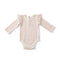 Pehr-Long Sleeve Ruffle One-Piece-Stripes Away Peony-1