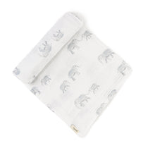 Follow Me Swaddle Swaddle Pehr Follow Me Elephant  
