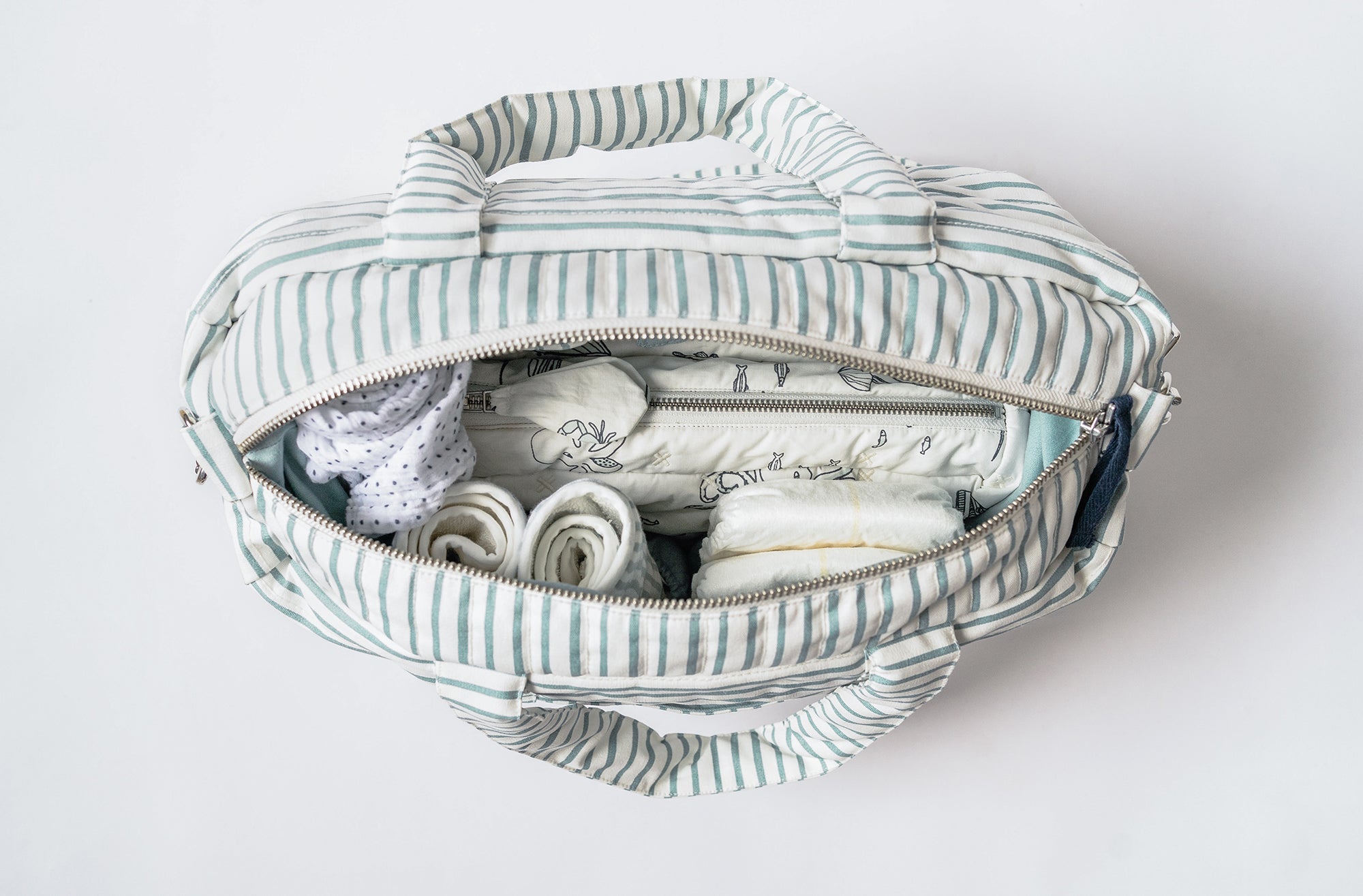 Weekender Bag - Stripes Away Deep Sea